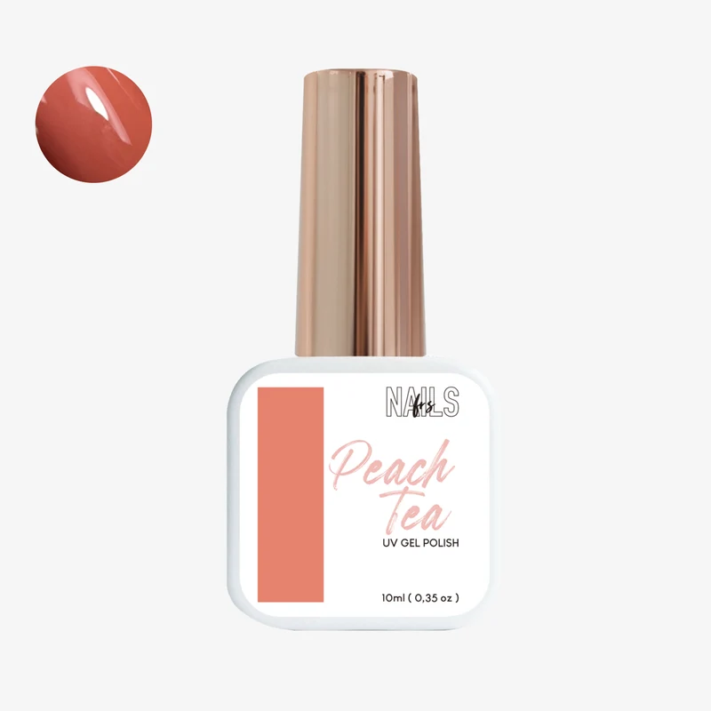 Gel polish Peach tea