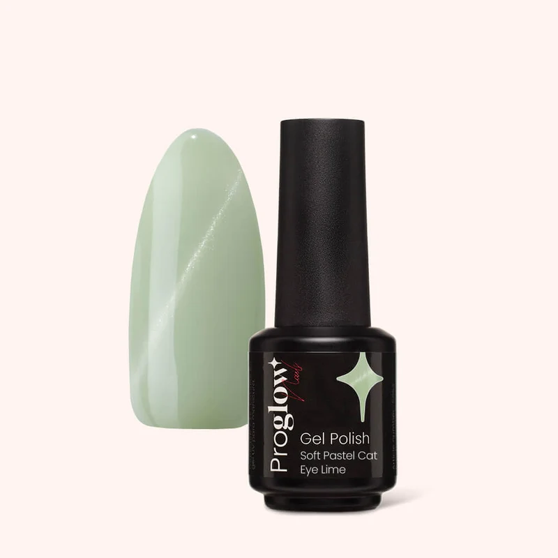 Gel Polish VSP Soft Pastel Cat Eye Lime
